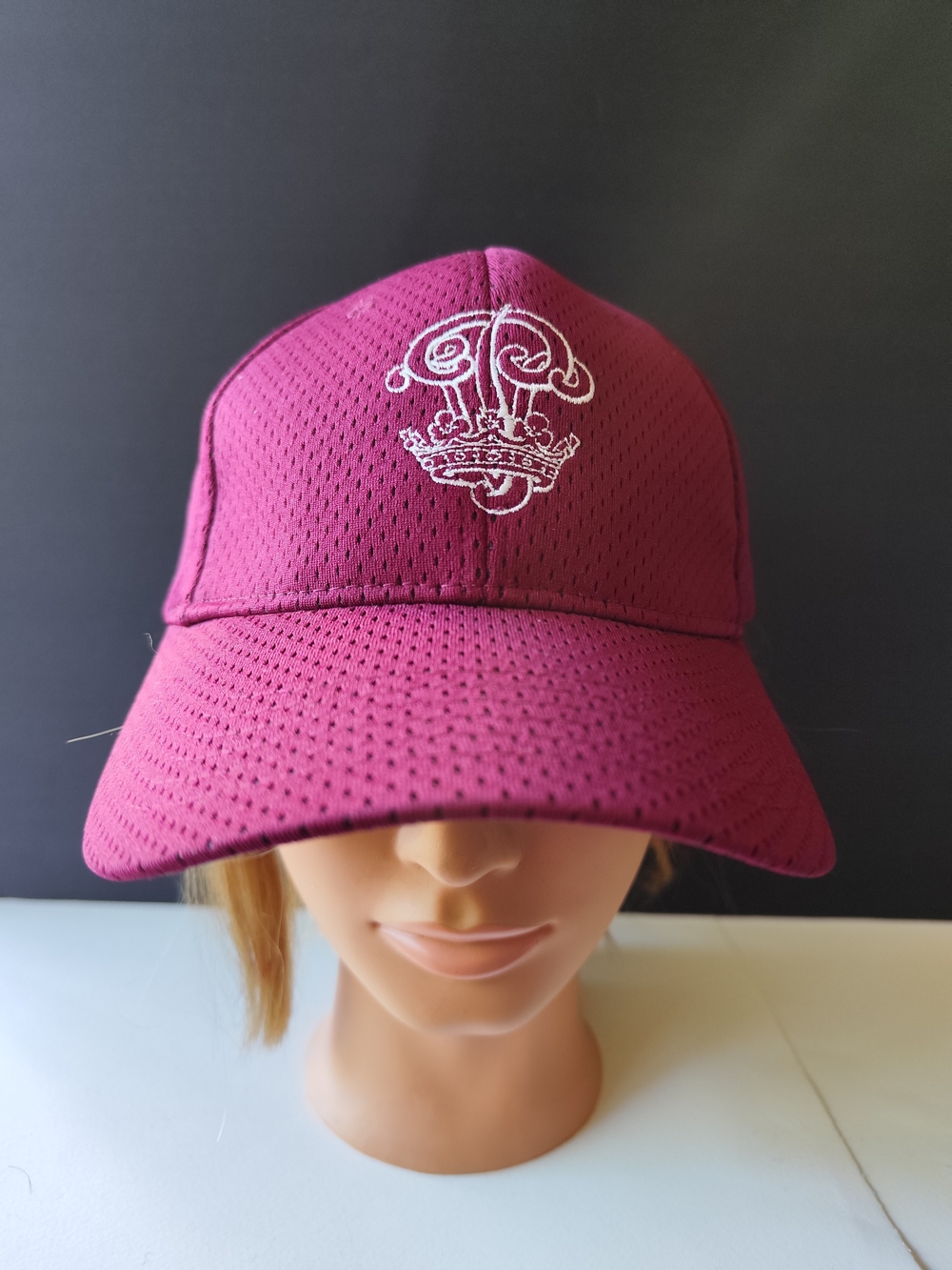 4/$50⭐️Maroon Augusta Sportswear Mesh Cap Embroidered Emblem, P.P.C.L.L Back
